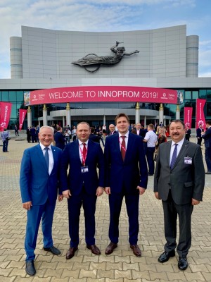 Делегация Республики Татарстан начала свою работу в рамках Х Международной промышленной выставки «ИННОПРОМ-2019»