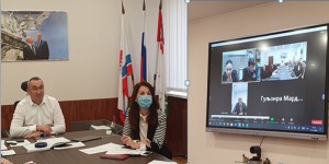 Видеоконференция с администрацией Волховского муниципального района