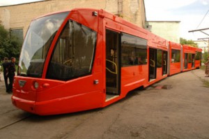 Парк трамваев Набережных Челнов обновляют вагоны из Усть-Катава