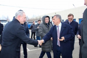 Президент Республики Татарстан посетил авторемонтный завод Группы Компаний «Кориб»
